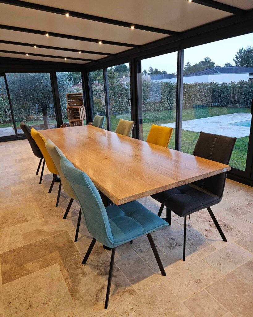 Table Moderne Industriel Mobilier Sur Mesure Meuble Vasque Bureau Coursac Périgueux Dordogne