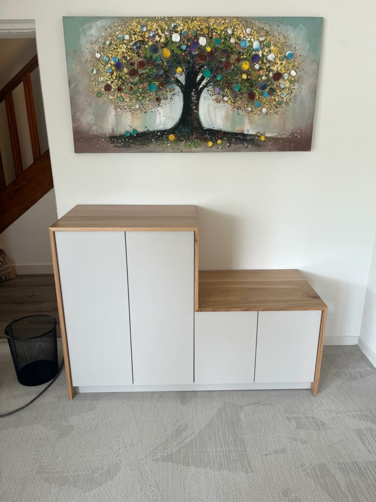 Table Moderne Industriel Mobilier Sur Mesure Meuble Vasque Bureau Coursac Périgueux Dordogne