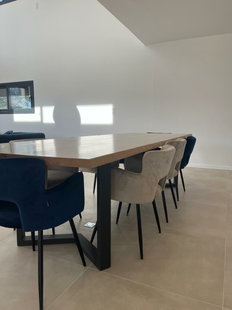 Table Moderne Industriel Mobilier Sur Mesure Meuble Vasque Bureau Coursac Périgueux Dordogne